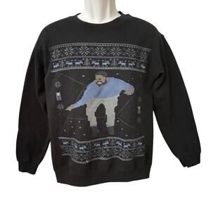 Gildan Drake Hotline Bling Ugly Christmas Sweatshirt Size Small